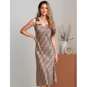 Сорочка шелковая Mia-Amore BRIANNA 4338, Цвет: мультицвет, Размеры: 2XL