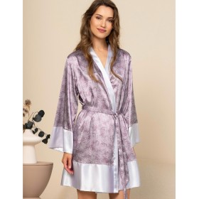 Халат-кимоно из натурального шёлка Mia-Amore ESENIA 4353, Цвет: мультицвет, Размеры: L/XL
