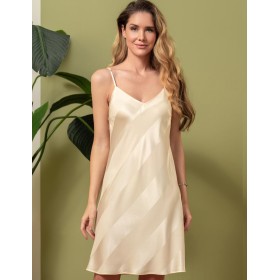 Атласная сорочка Mia-Amore ILONA 7540 шампань, Цвет: шампань, Размеры: M