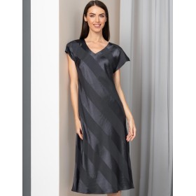 Домашнее платье туника Mia-Amore ILONA 7548 графит, Цвет: графит, Размеры: M