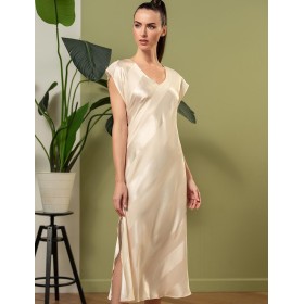 Домашнее платье туника Mia-Amore ILONA 7548 шампань, Цвет: шампань, Размеры: M