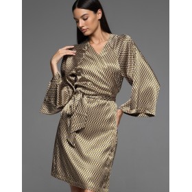 Оригинальный запашной халат Mia-Amore INNA 7523, Цвет: мультколор, Размеры: L/XL