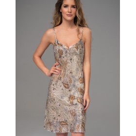 Шёлковая сорочка Mia-Amore LIVIA 4490, Цвет: мультицвет, Размеры: 5XL