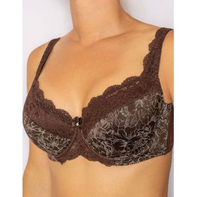 Бюстгальтер на поролоне Albina L TIFFANY 8020 шоколад, Цвет: шоколад, Размеры: 80G