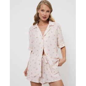 Пижама женская с шортами Aruelle FREESIA, Цвет: пудровый, Размеры: S