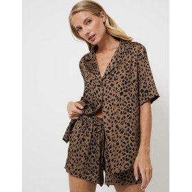 Пижама из вискозы Aruelle KAYA, Цвет: леопард, Размеры: XS