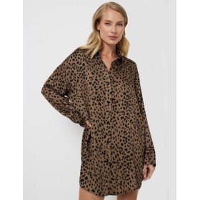 Домашняя рубашка Aruelle KIANNA, Цвет: леопард, Размеры: XS