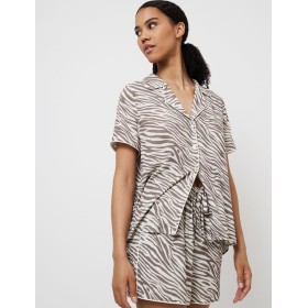 Пижама женская с шортами Aruelle MANUELA, Цвет: капучино, Размеры: XS