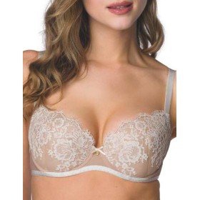 Бюстгальтер балконет пуш-ап MAT FRANCES M-3804-11 Beige-Milk, Цвет: молоко, Размеры: 70D