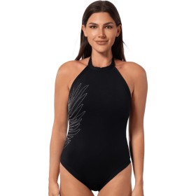 Черный слитный купальник Jantzen JZ25028M, Цвет: черный, Размеры: XL