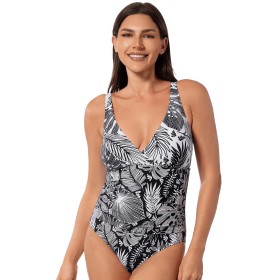 Цельный купальник с уплотненной чашкой Jantzen JZ25031M, Цвет: черный/белый, Размеры: L