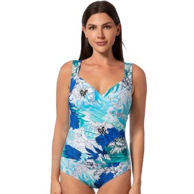 Слитный купальник с драпировкой Jantzen JZ25185M мульти, Цвет: мульти, Размеры: L