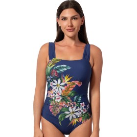 Закрытый купальник на завязках Jantzen JZ25284M, Цвет: джинс, Размеры: L