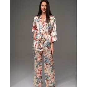 Комплект-тройка из шёлка Mia-Amore FLORIN 4377, Цвет: мультицвет, Размеры: 2XL