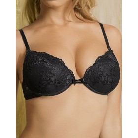 Бюстгальтер с пуш-ап Amelie MICROLACE 8032 черный, Цвет: черный, Размеры: 75B