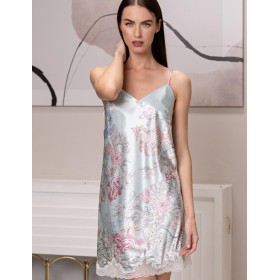 Короткая шёлковая сорочка Mia-Amore GABRIEL 4520, Цвет: мультицвет, Размеры: XL