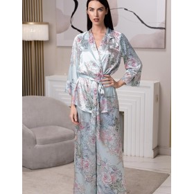 Шёлковая пижама двойка Mia-Amore GABRIEL 4526, Цвет: мультицвет, Размеры: S