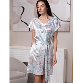 Шёлковое платье домашнее Mia-Amore GABRIEL 4527, Цвет: мультицвет, Размеры: 2XL/3XL