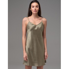 Сорочка с жаккардовым узором Mia-Amore GENEVIEVA 7560 оливковый, Цвет: оливковый, Размеры: 3XL