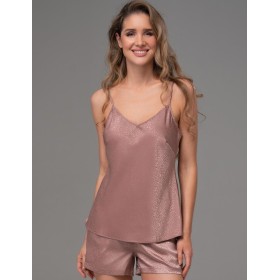 Пижама из жаккардового атласа Mia-Amore GENEVIEVA 7562 какао, Цвет: какао, Размеры: 3XL