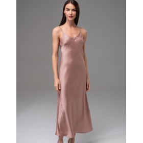 Длинная классическая сорочка Mia-Amore GENEVIEVA 7565 какао, Цвет: какао, Размеры: 2XL