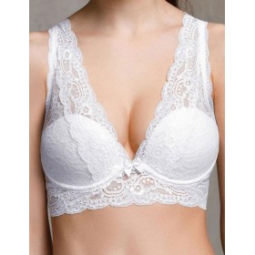 Бюстгальтер бралетт на косточках Amelie NINA 1012 белый, Цвет: белый, Размеры: 80D