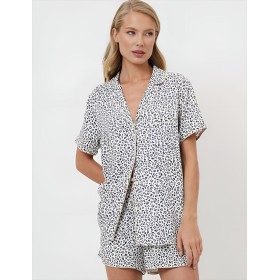Пижама женская с шортами Aruelle BEATRICH, Цвет: серый, Размеры: S