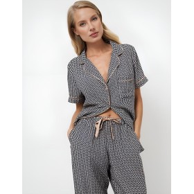 Пижамный комплект с брюками Aruelle ISOLDA, Цвет: графит, Размеры: S