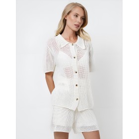 Пляжный комплект с шортами Aruelle SARA SET, Цвет: шампань, Размеры: S