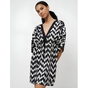 Чёрно-белая туника Aruelle ZAILA, Цвет: черный/белый, Размеры: XS