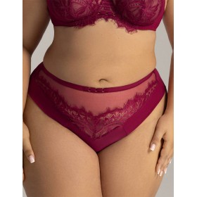 Трусики бразилиана Ava MYSTIC 2150 brazilian chianti, Цвет: бургундское вино, Размеры: 3XL