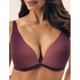 Верх купальника пуш-ап Esotiq 42379 ZENITH, Цвет: сливовый, Размеры: 70B/75A