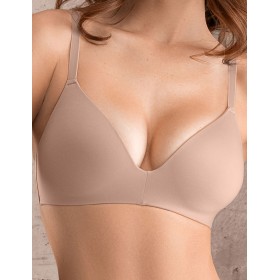 Бесшовный бюстгальтер без косточек Mioocchi SELENA 8183 praline, Цвет: praline (пралине), Размеры: 80C