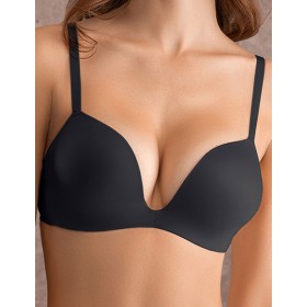 Бюстгальтер планж с пуш-ап Mioocchi SELENA 8184 nero, Цвет: nero (черный), Размеры: 70C