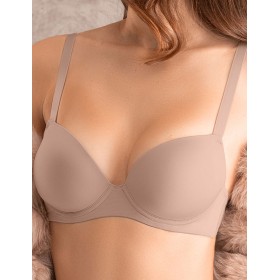 Гладкий формованный бюстгальтер Mioocchi SELENA 8189 praline, Цвет: praline (пралине), Размеры: 80C