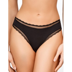 Бразилиана из микрофибры Amelie NADIN 2215-3 черный new, Цвет: черный, Размеры: XS