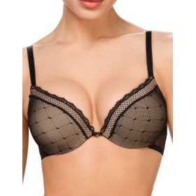 Бюстгальтер пуш-ап гель Amelie NADIN 2225 черный new, Цвет: черный, Размеры: 70B