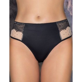 Трусы слипы комфорт Fluide DESIRE 2065 черный/пион, Цвет: черный/пион, Размеры: M