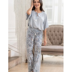 Пижама из тканой вискозы Mia-Amore CAITLYN 5096, Цвет: ментол, Размеры: M