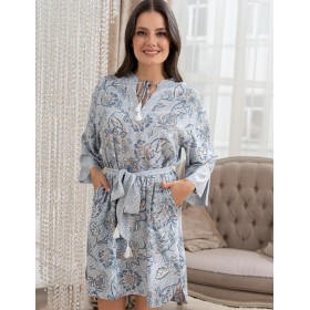 Короткая туника с поясом Mia-Amore CAITLYN 5098, Цвет: ментол, Размеры: S/M
