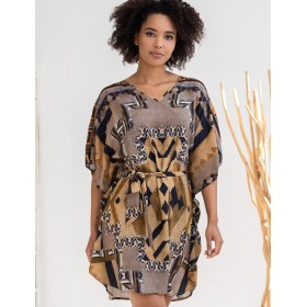 Туника средней длины Mia-Amore MARTINIKA 5280, Цвет: мультицвет, Размеры: 4XL/5XL