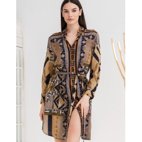 Рубашка средней длины Mia-Amore MARTINIKA 5283, Цвет: мультицвет, Размеры: S