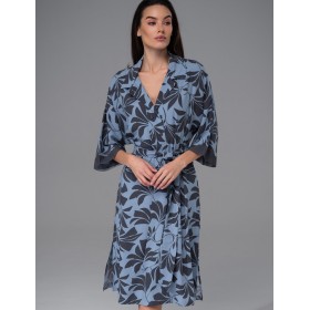 Длинная туника из вискозы Mia-Amore ODRIE 5359, Цвет: серо-голубой, Размеры: 2XL/3XL