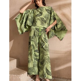 Костюм из хлопка Mia-Amore TENERIFE 5225 зеленый, Цвет: зеленый, Размеры: M