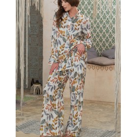 Брючный костюм из хлопкового муслина Mia-Amore ANAIS 5435, Цвет: мультицвет, Размеры: L