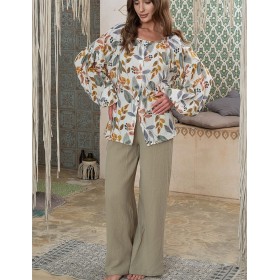 Комплект из хлопкового муслина Mia-Amore ANAIS 5436, Цвет: мультицвет, Размеры: XL