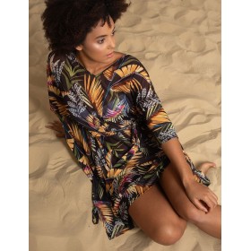 Туника пляжная Mia-Amore NUBIA 2224, Цвет: черный, Размеры: S/M