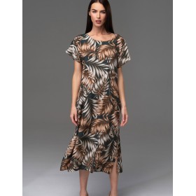 Длинное платье-туника Mia-Amore SAMUI 5397, Цвет: хаки, Размеры: L/XL