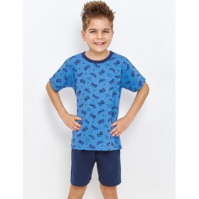 Пижама для мальчиков с шортами Taro 2945/2946/2951 WILLIAM, Цвет: синий, Размеры: 146