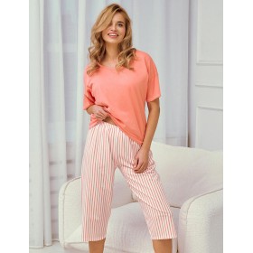 Пижама женская с бриджами Taro 3323/3375/3376 ELOISE, Цвет: персиковый, Размеры: XL